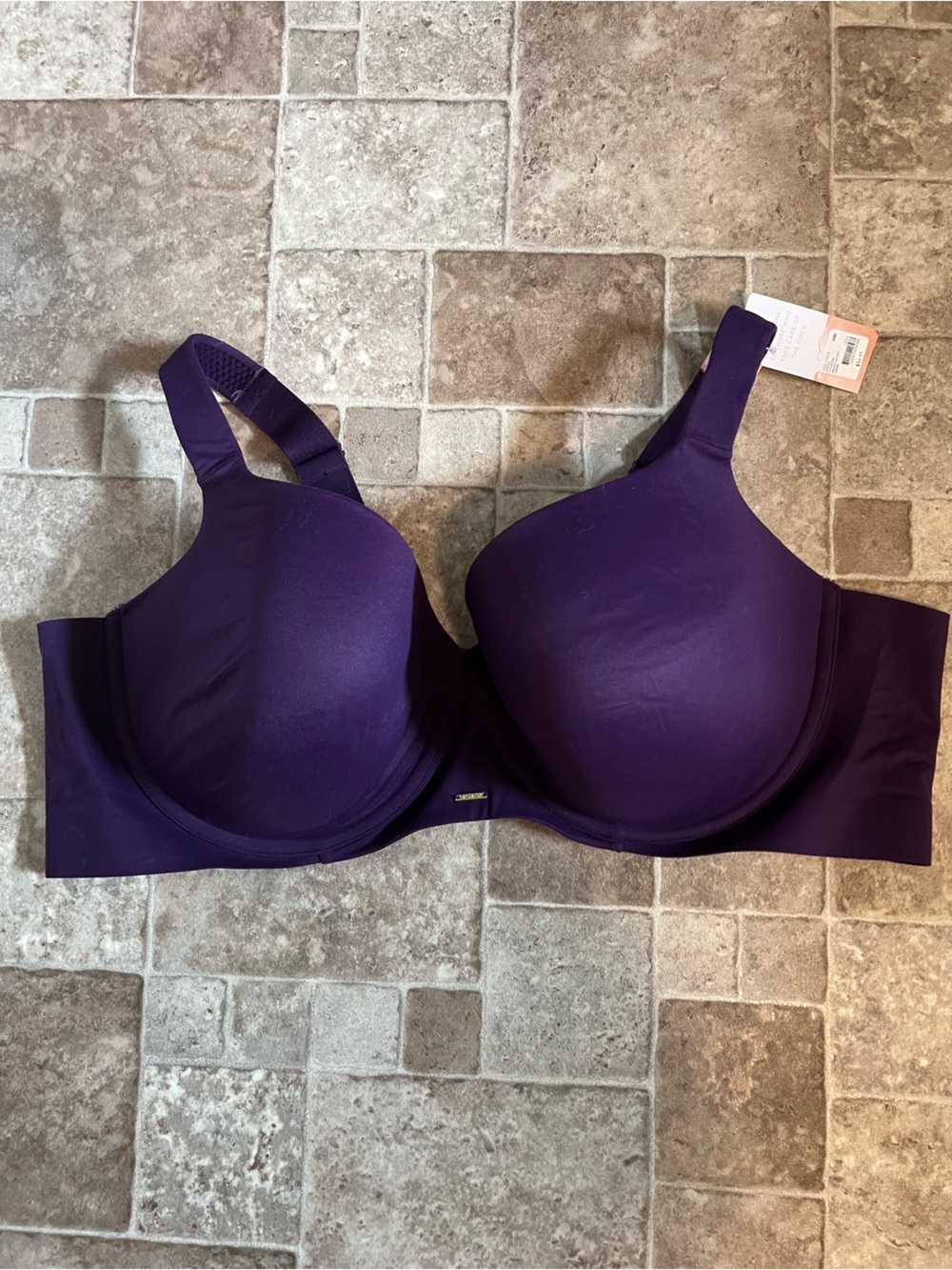 NWT 50D Cacique Purple Balconette Bra